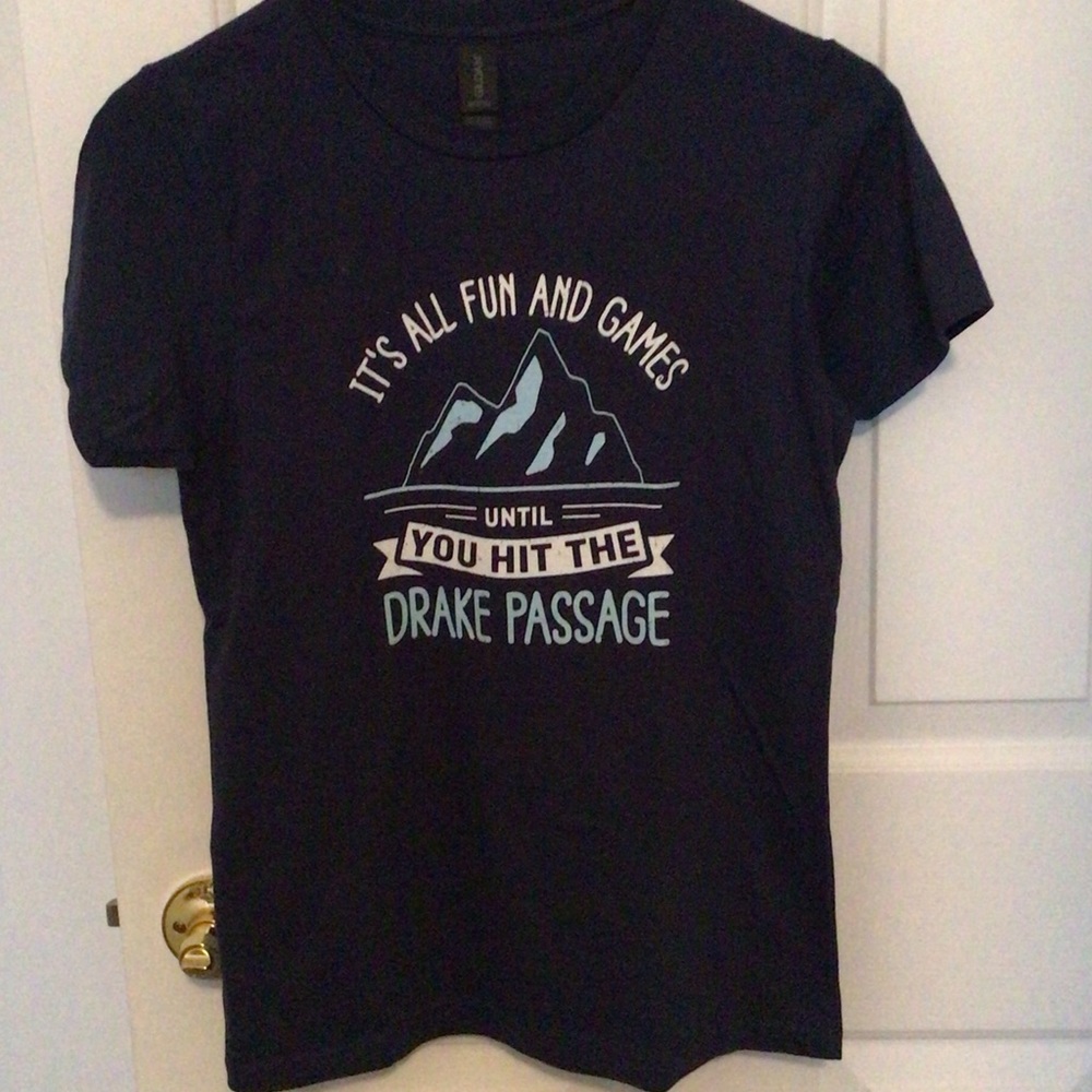 Gildan Navy Graphic T-Shirt - Fun and Games Theme